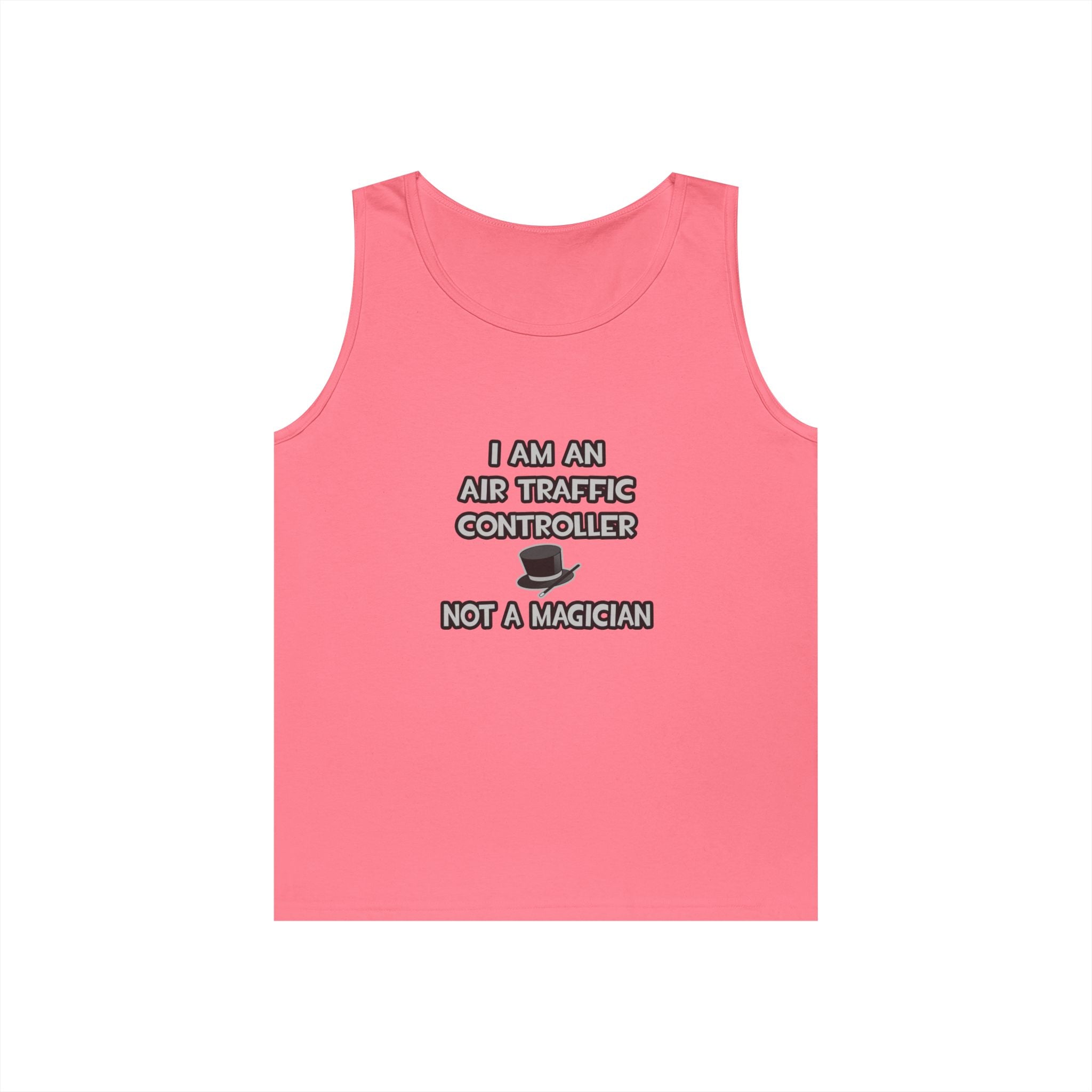 Air Traffic Controller ... Not A Magician - Unisex Heavy Cotton Tank Top