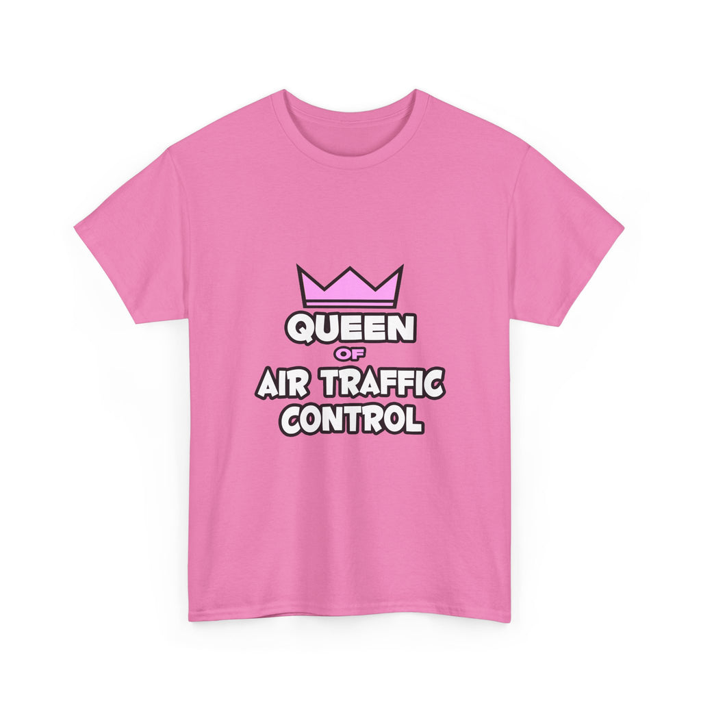 Queen of Air Traffic Control - Unisex Heavy Cotton Tee