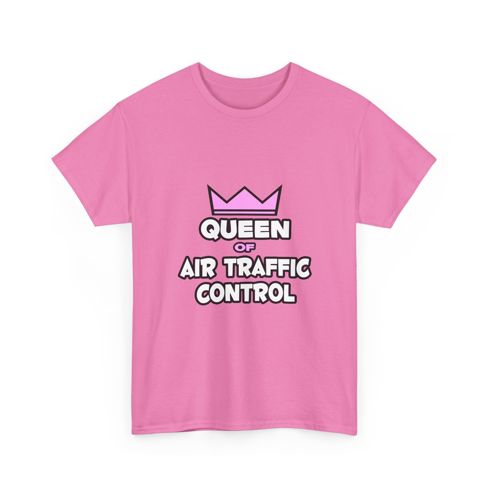 Queen of Air Traffic Control - Unisex Heavy Cotton Tee
