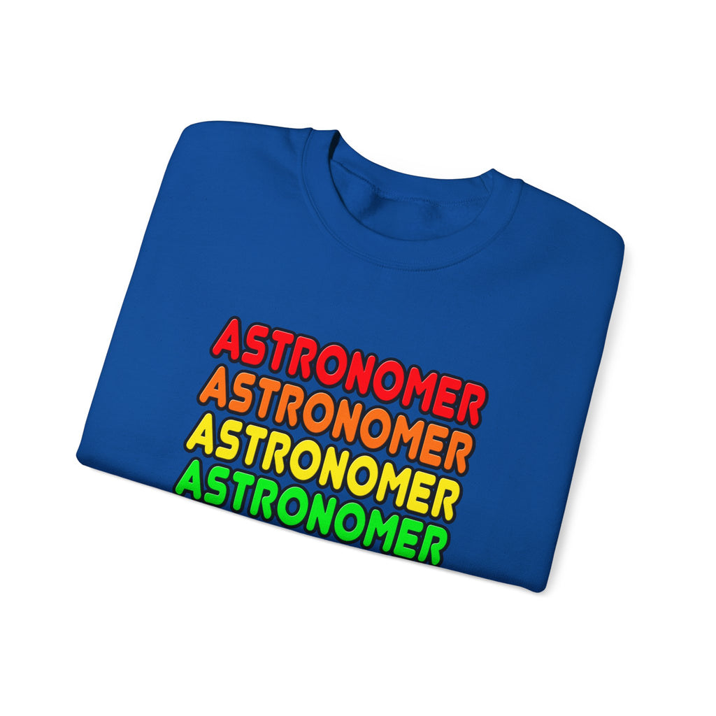 Rainbow Astronomer - Unisex Heavy Blend™ Crewneck Sweatshirt