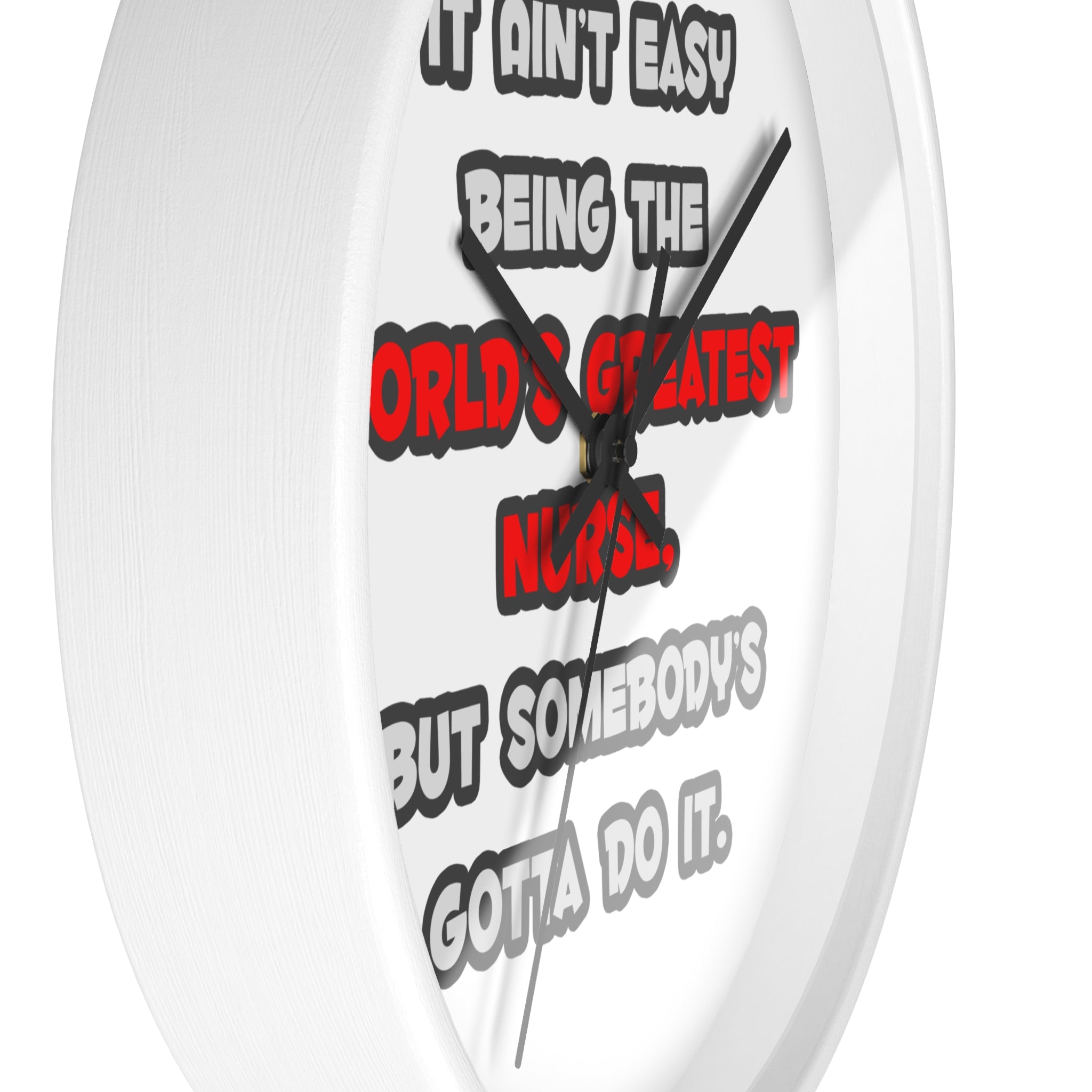 World's Greatest Nurse Joke - Wall Clock