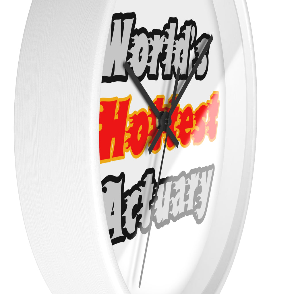 World's Hottest Actuary - Wall Clock