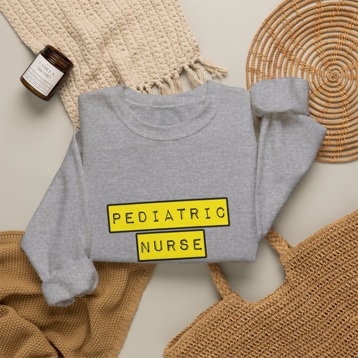 Pediatric Nurse...Hardest Job You'll Ever Love - Unisex Heavy Blend™ Crewneck Sweatshirt