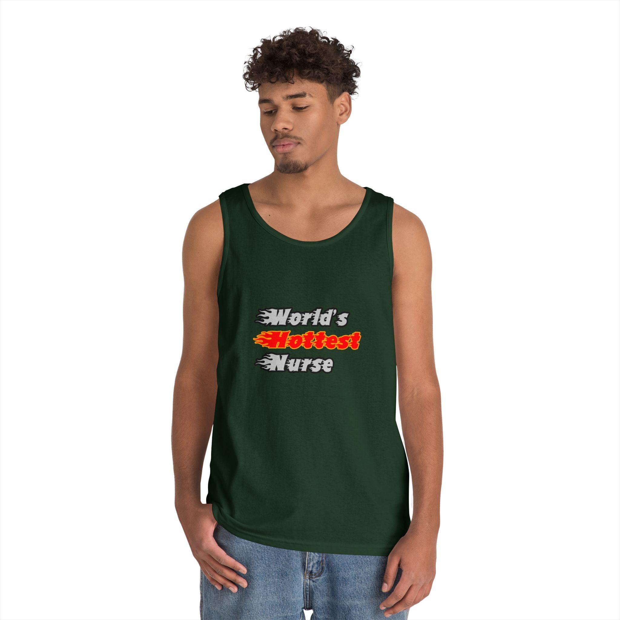 World's Hottest Nurse - Unisex Heavy Cotton Tank Top