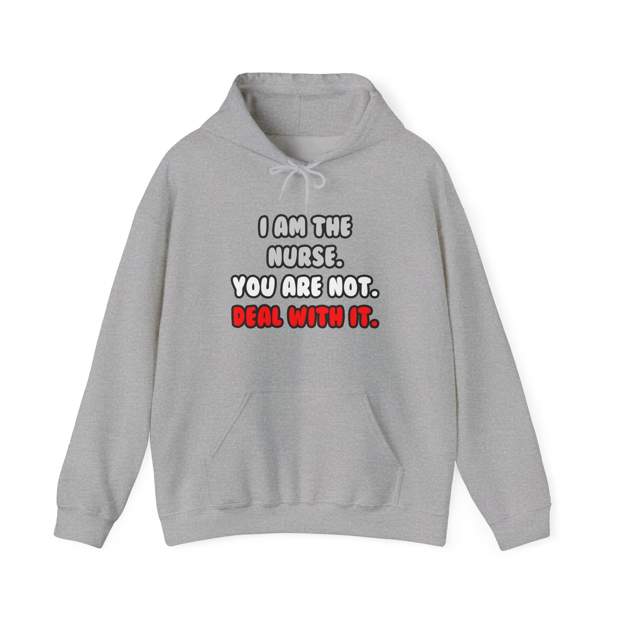 Deal With It ... Funny Nurse - Unisex Heavy Blend™ Hooded Sweatshirt
