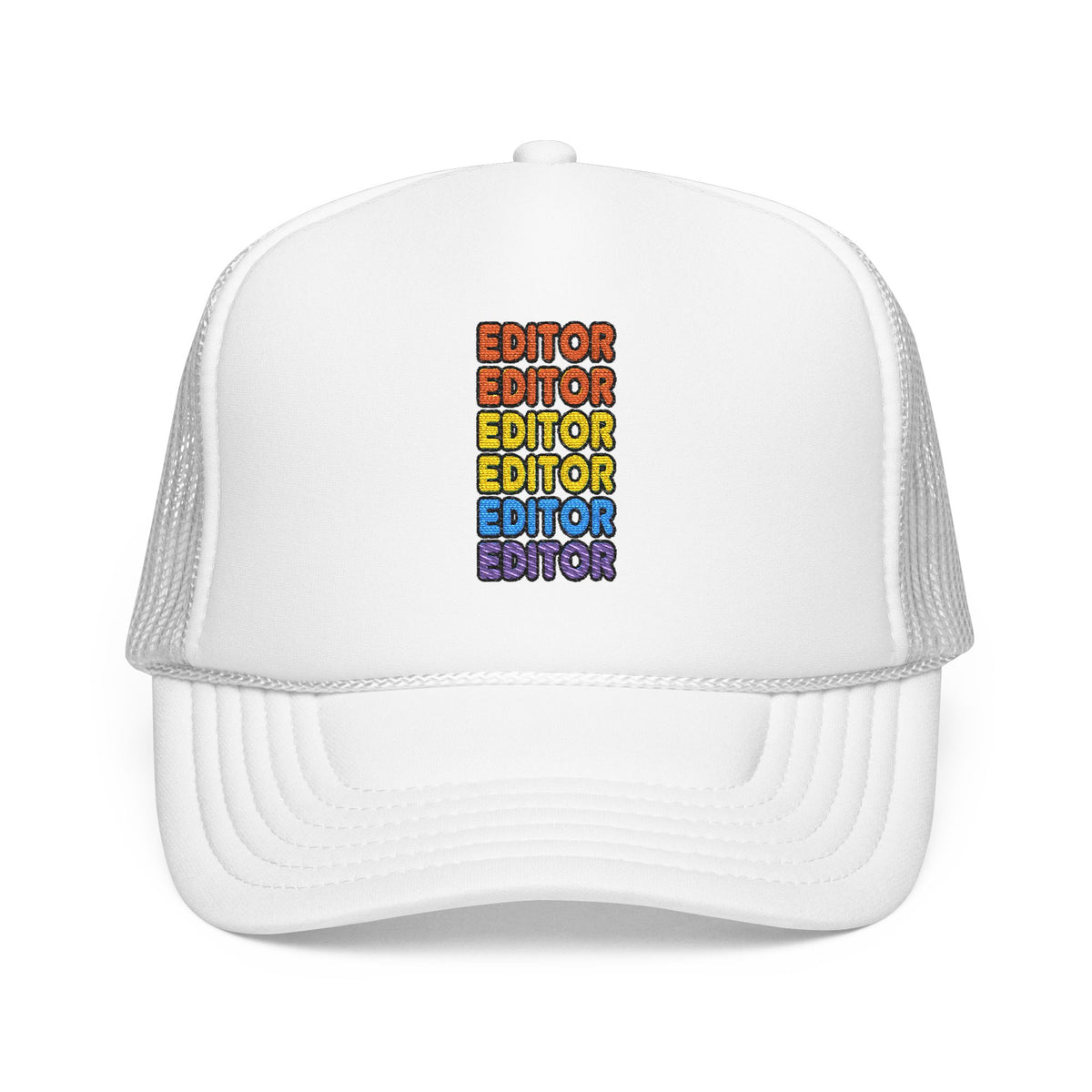 Rainbow Editor - Foam Trucker Hat