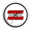 Superhero...Firefighter - Wall Clock