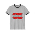 Superhero...Teacher - Unisex Cotton Ringer T-Shirt
