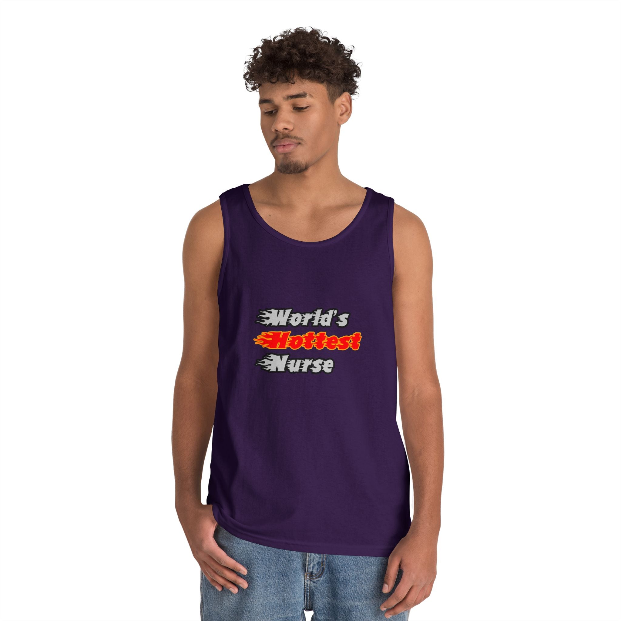 World's Hottest Nurse - Unisex Heavy Cotton Tank Top