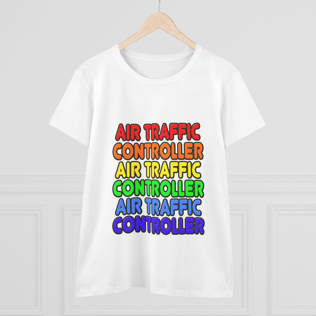 Rainbow Air Traffic Controller - Women's Midweight Cotton Tee