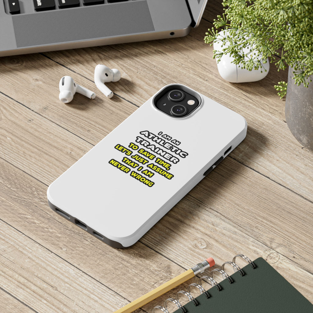 Funny Athletic Trainer T Shirts - Tough Phone Cases
