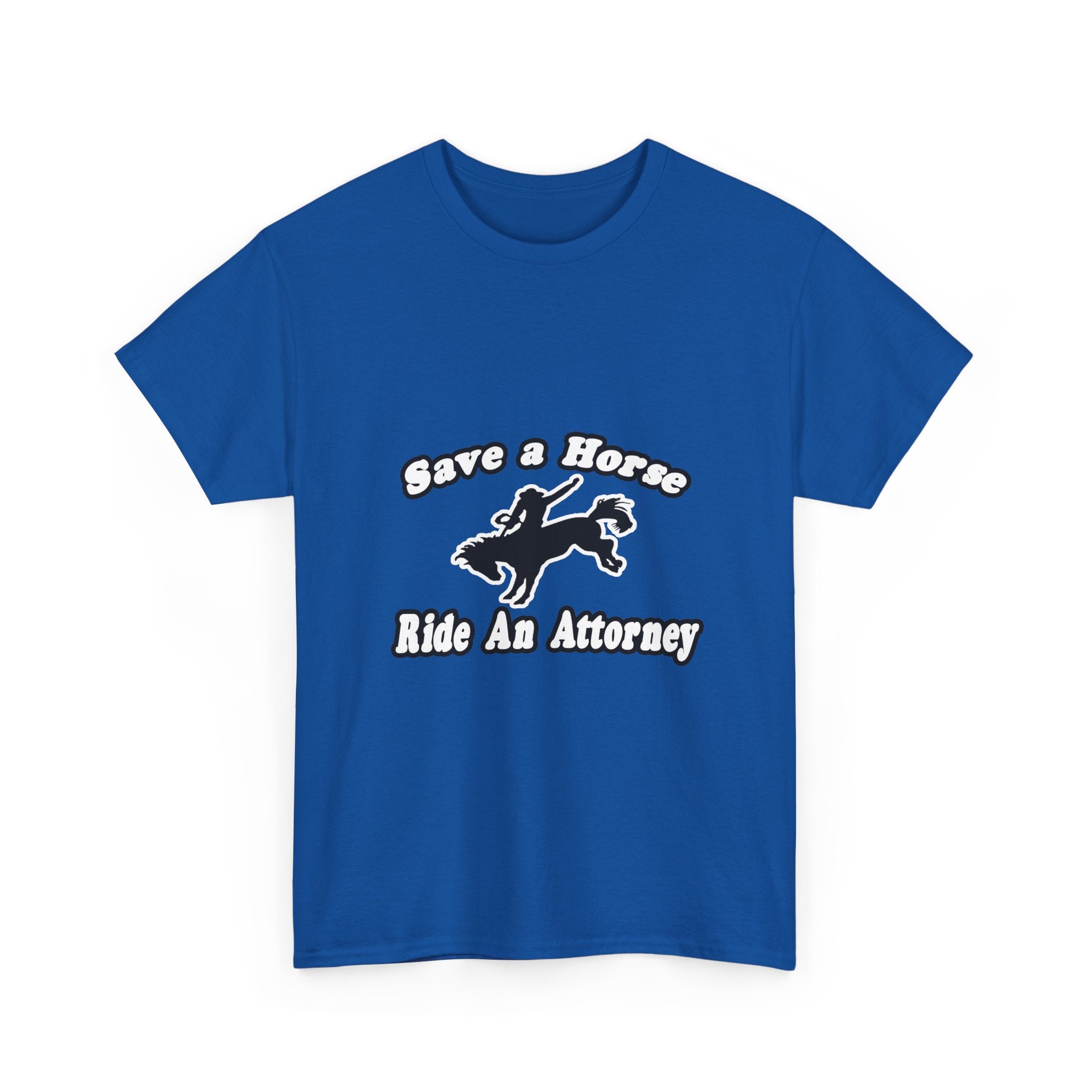 Save Horse Ride Attorney - Unisex Heavy Cotton Tee