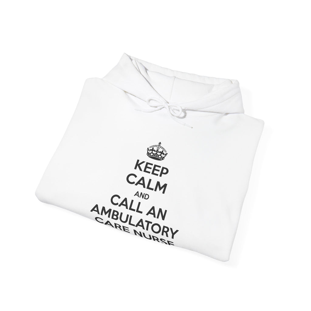 Keep Calm and Call an Ambulatory Care Nurse - Unisex Heavy Blend™ Hooded Sweatshirt