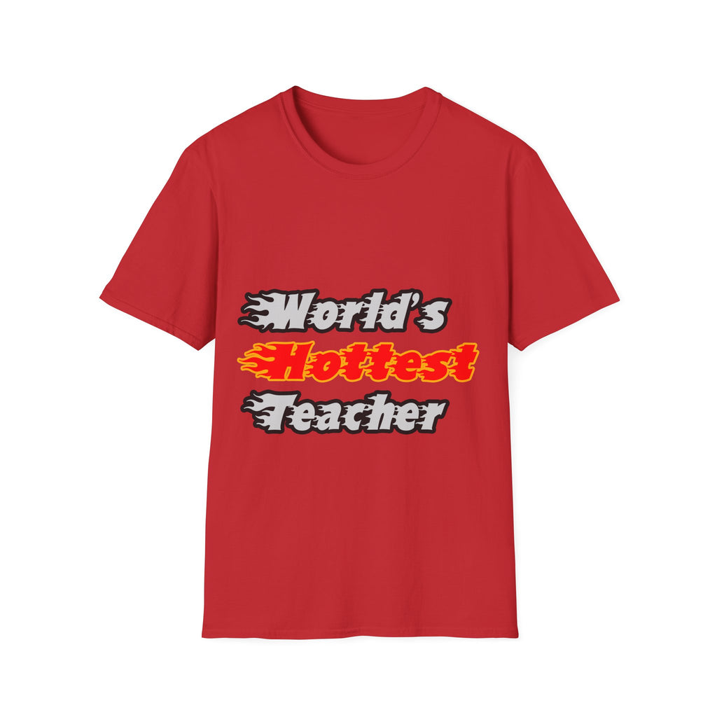 World's Hottest Teacher - Unisex Softstyle T-Shirt