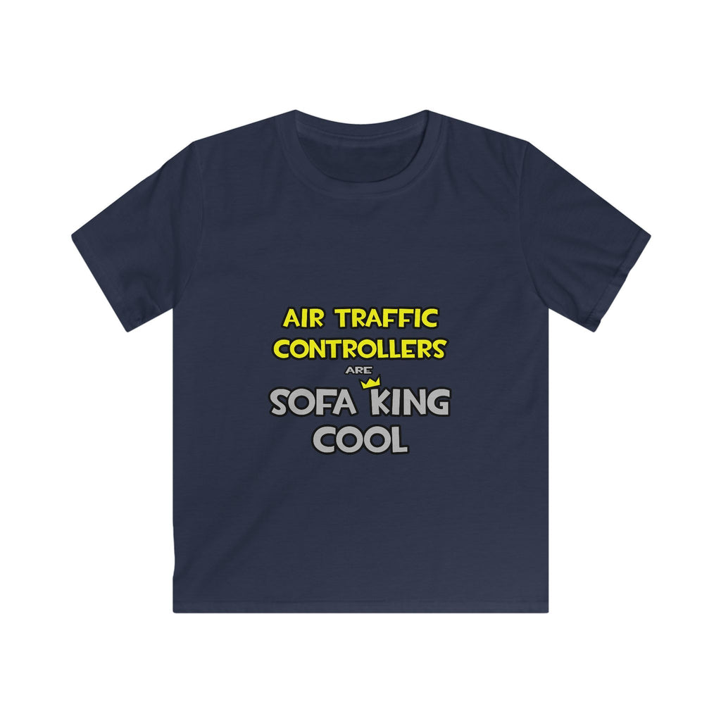 Air Traffic Controllers Are Sofa King Cool - Kids Softstyle Tee
