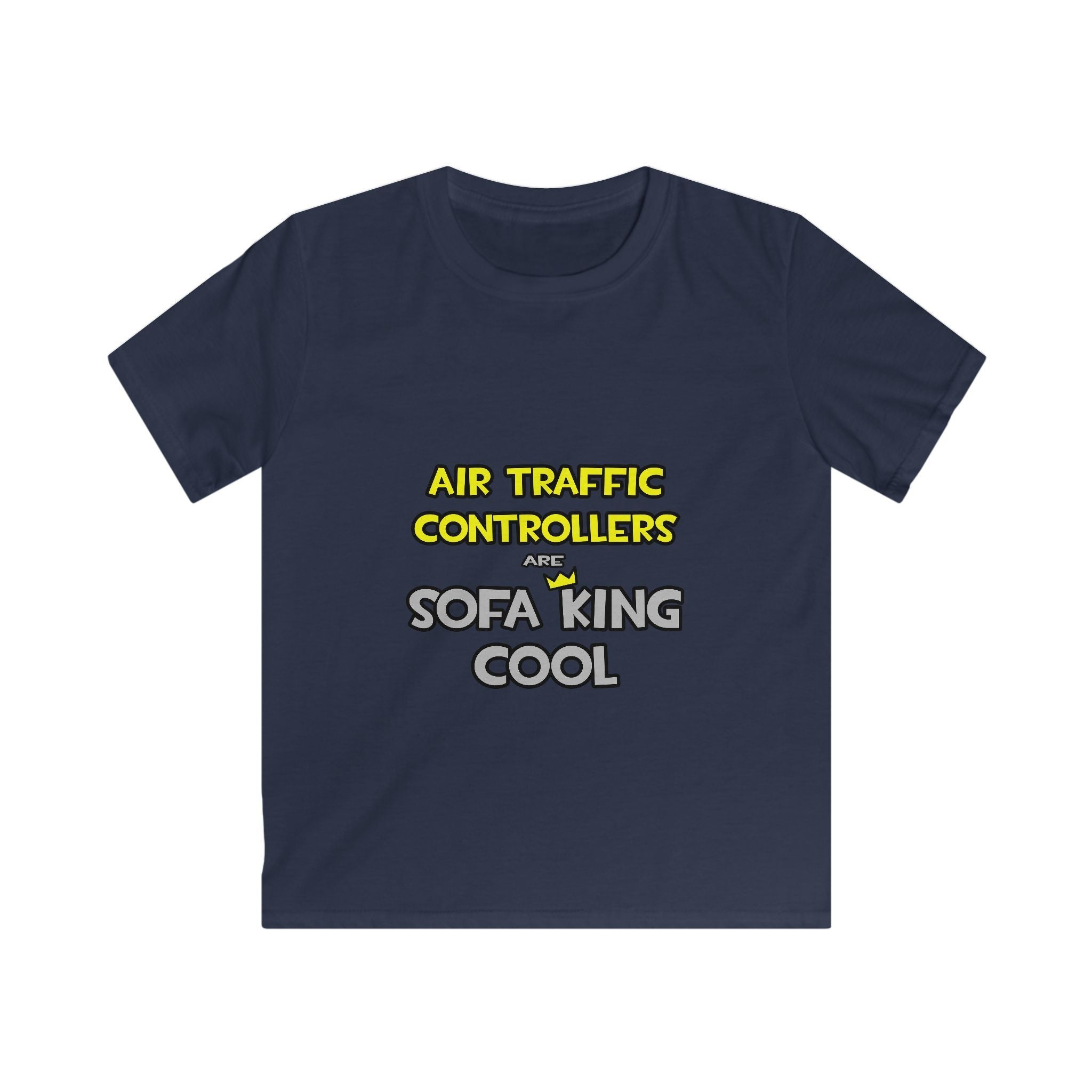 Air Traffic Controllers Are Sofa King Cool - Kids Softstyle Tee