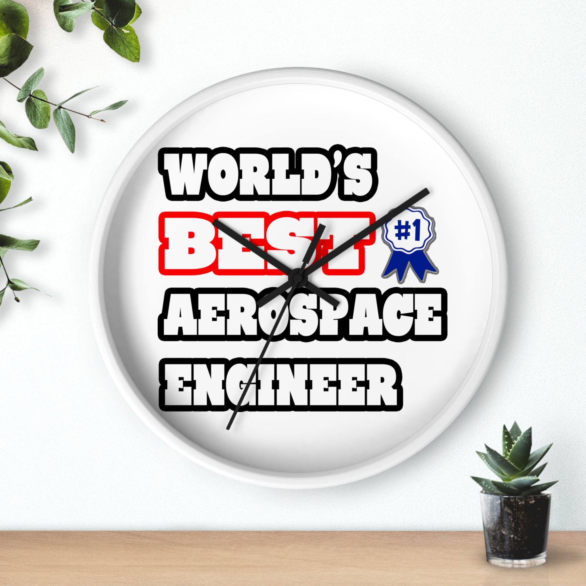 World's Best Aerospace Engineer - Wall Clock