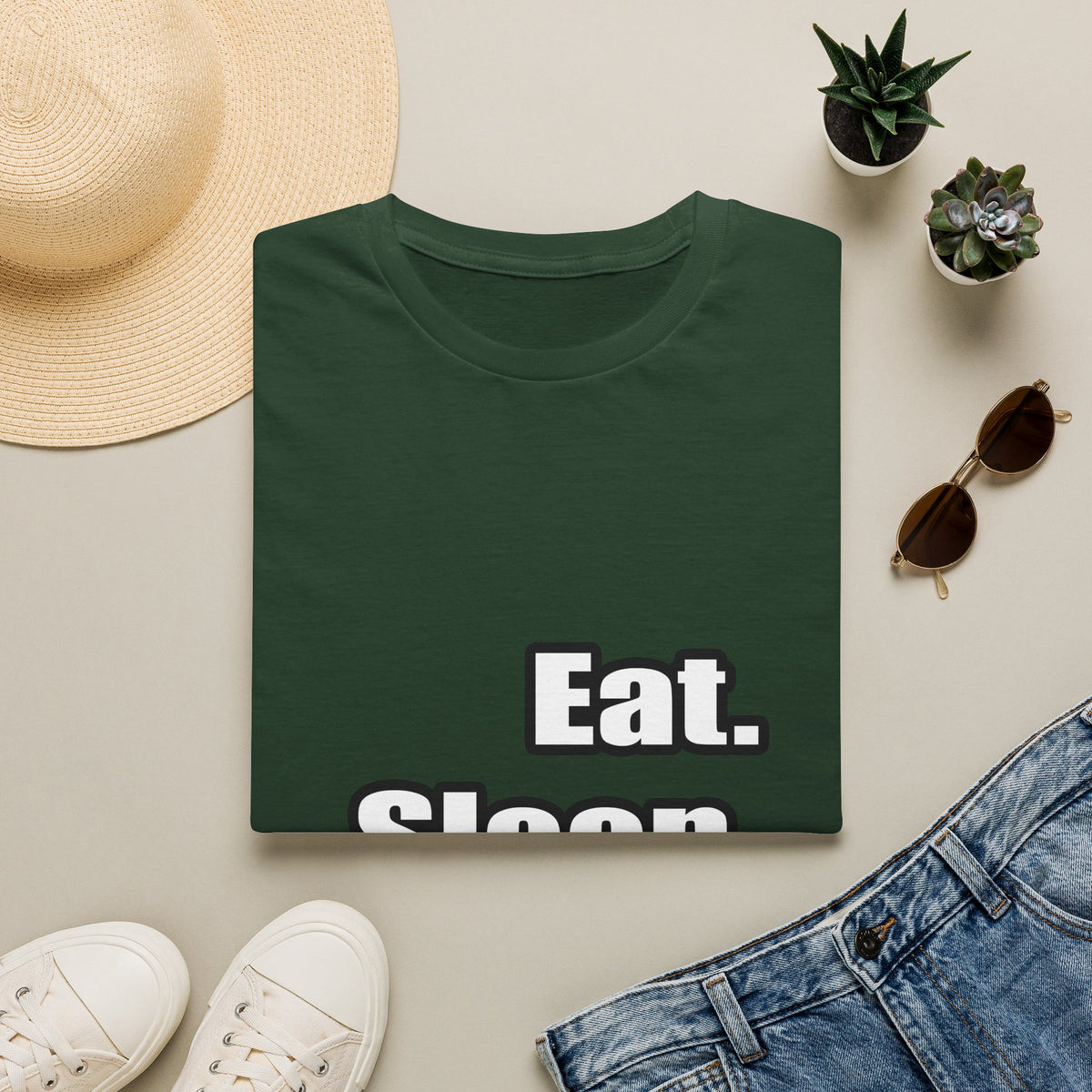 eat sleep teach - Unisex Softstyle T-Shirt