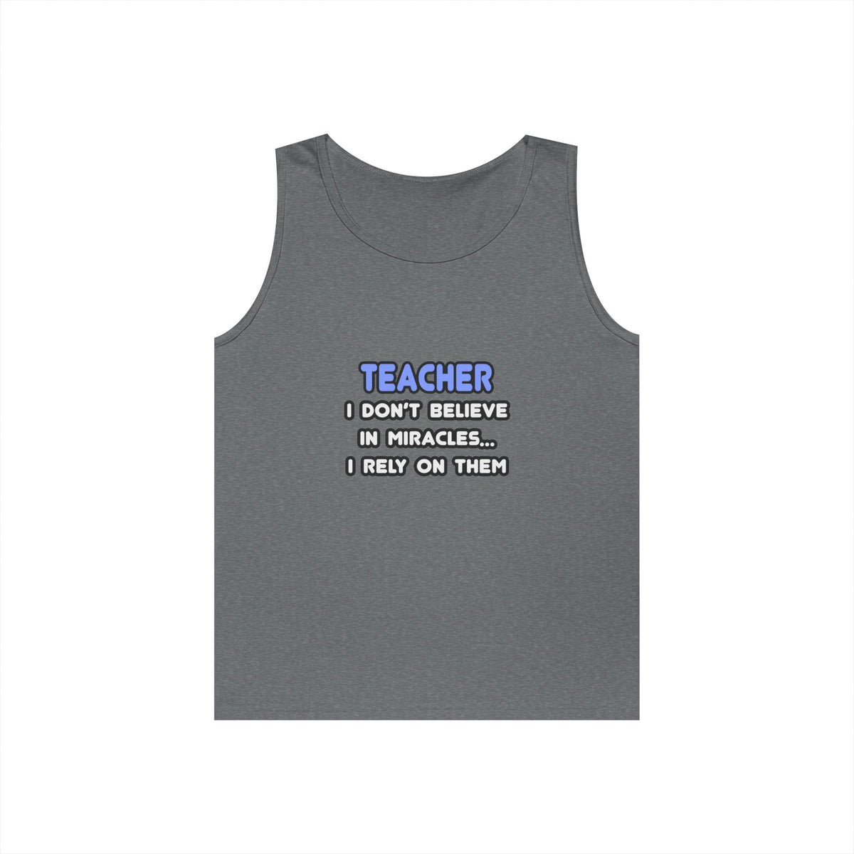 Miracles and Teachers - Unisex Heavy Cotton Tank Top