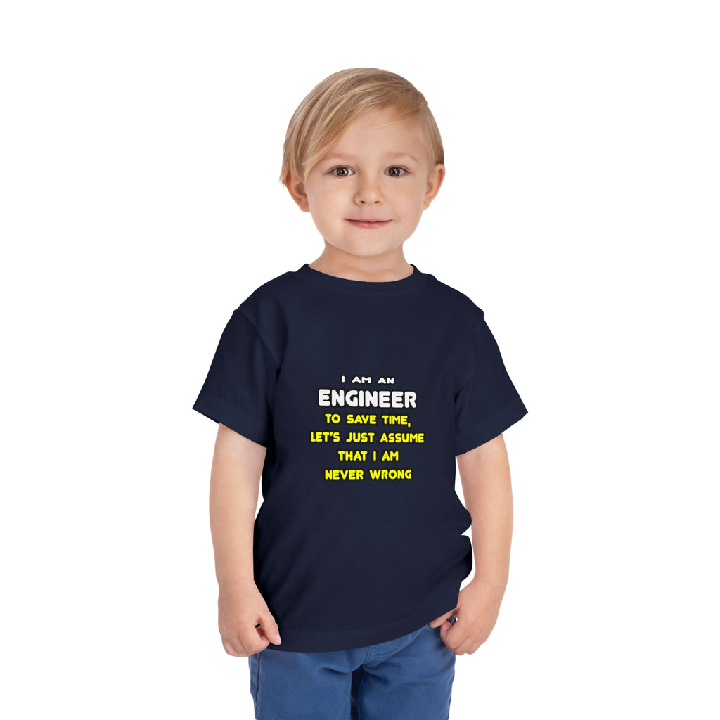 Funny Engineer T Shirts and Gifts - Toddler Short Sleeve Tee