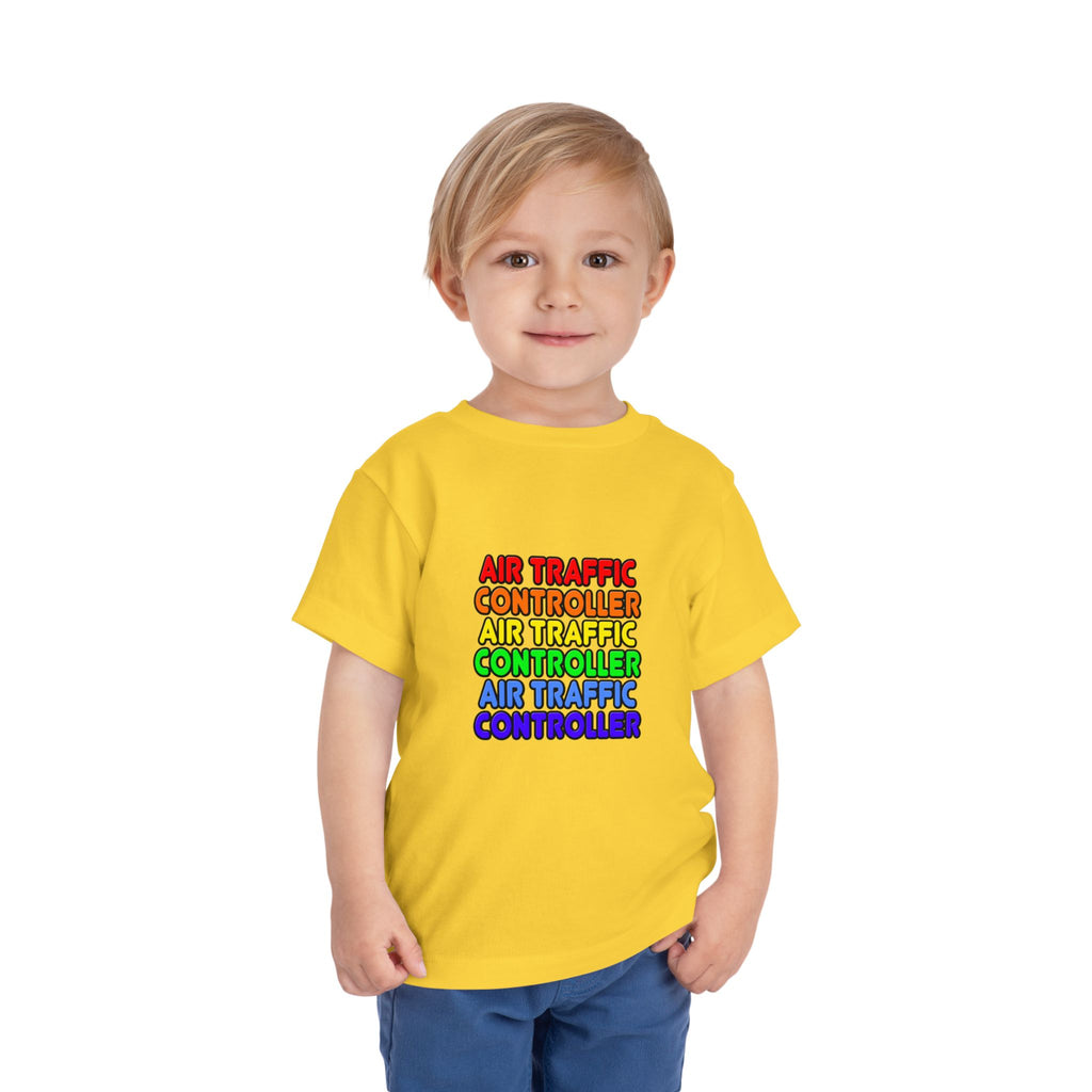 Rainbow Air Traffic Controller - Toddler Short Sleeve Tee