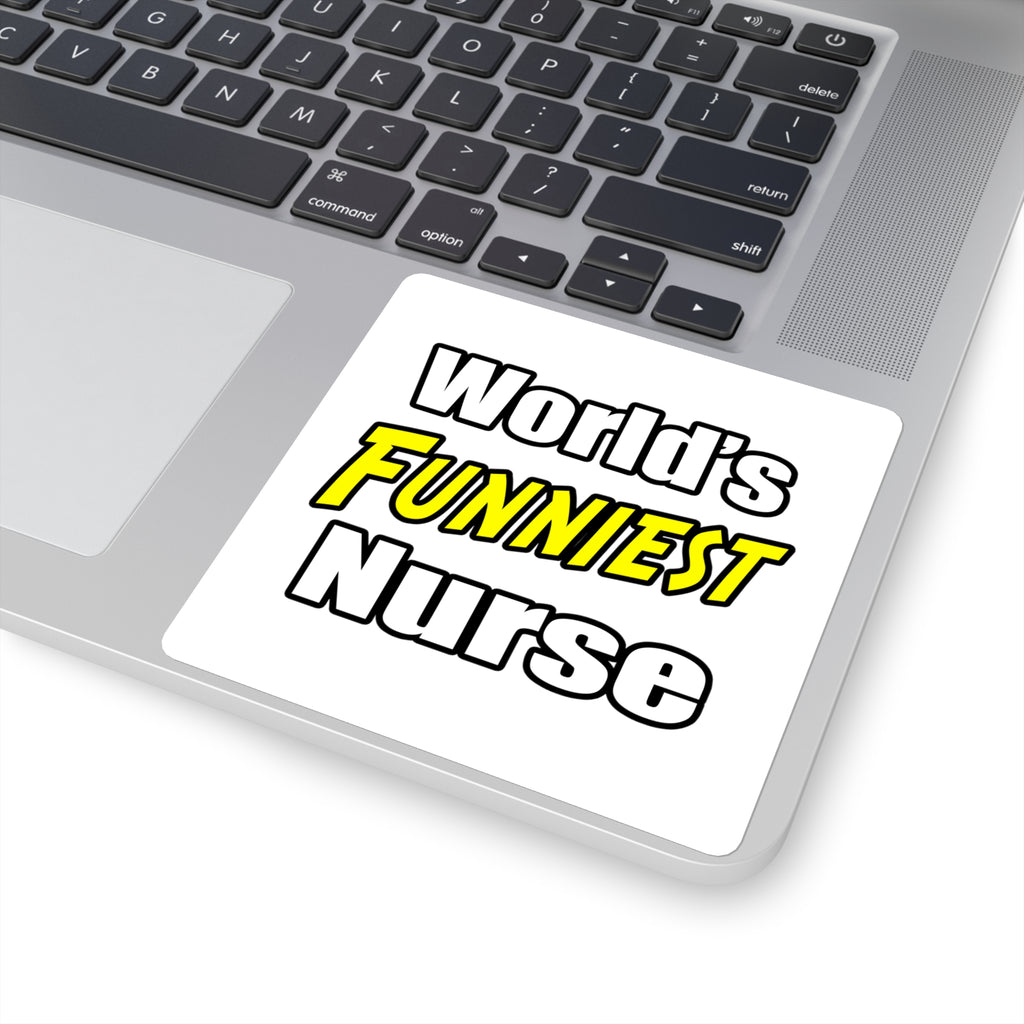 World's Funniest Nurse - Square Stickers