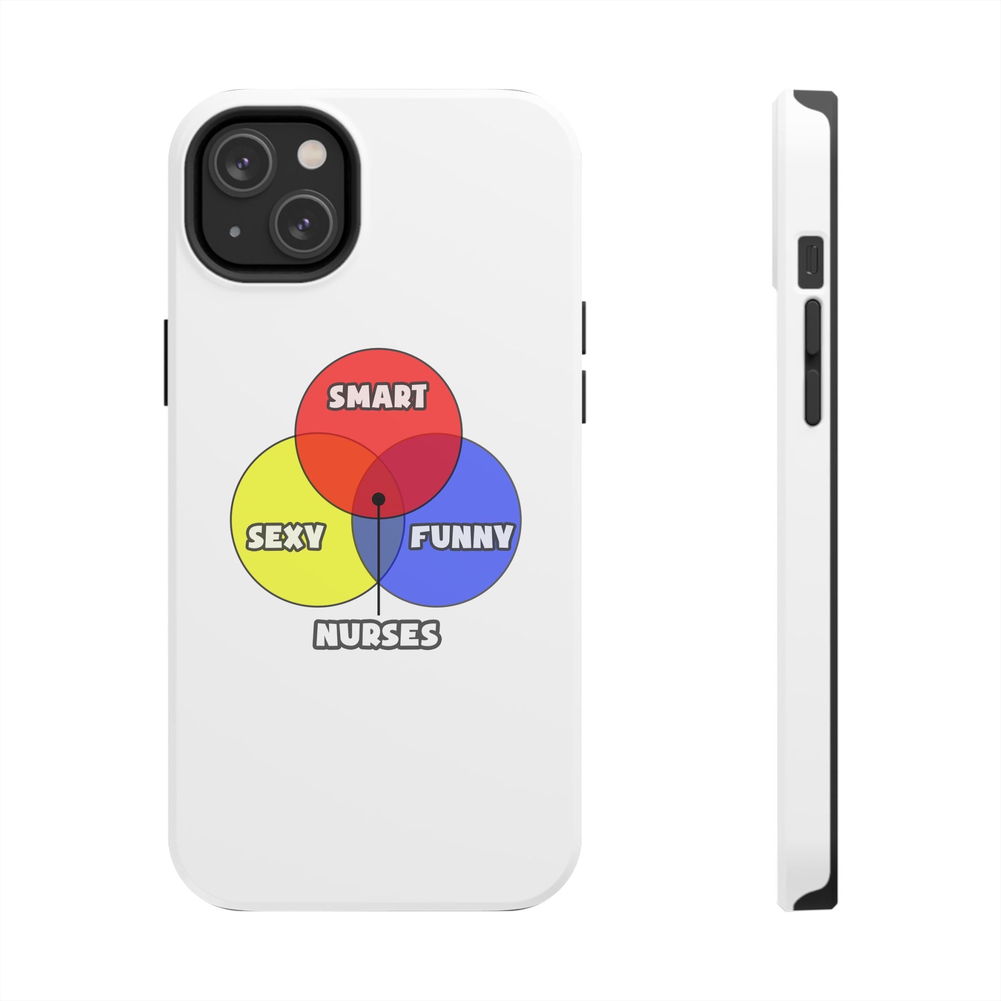 Venn Diagram .. Nurses - Tough Phone Cases