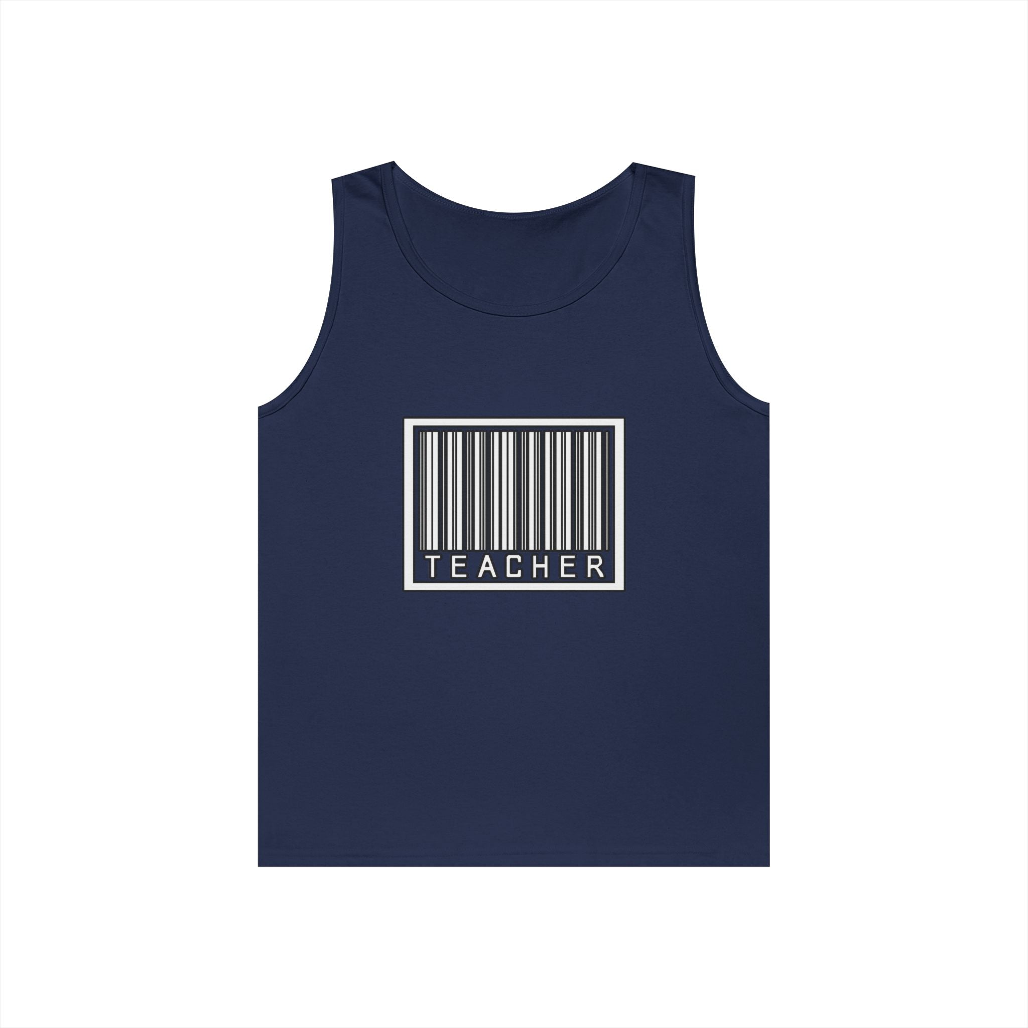 Barcode Teacher - Unisex Heavy Cotton Tank Top