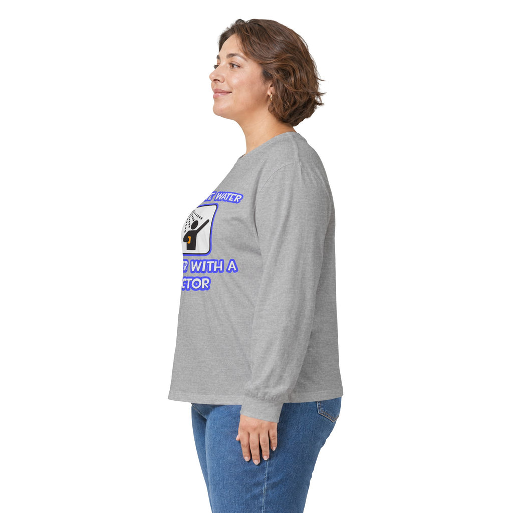 Conserve Water .. Shower With a Doctor - Unisex Ultra Cotton Long Sleeve Tee