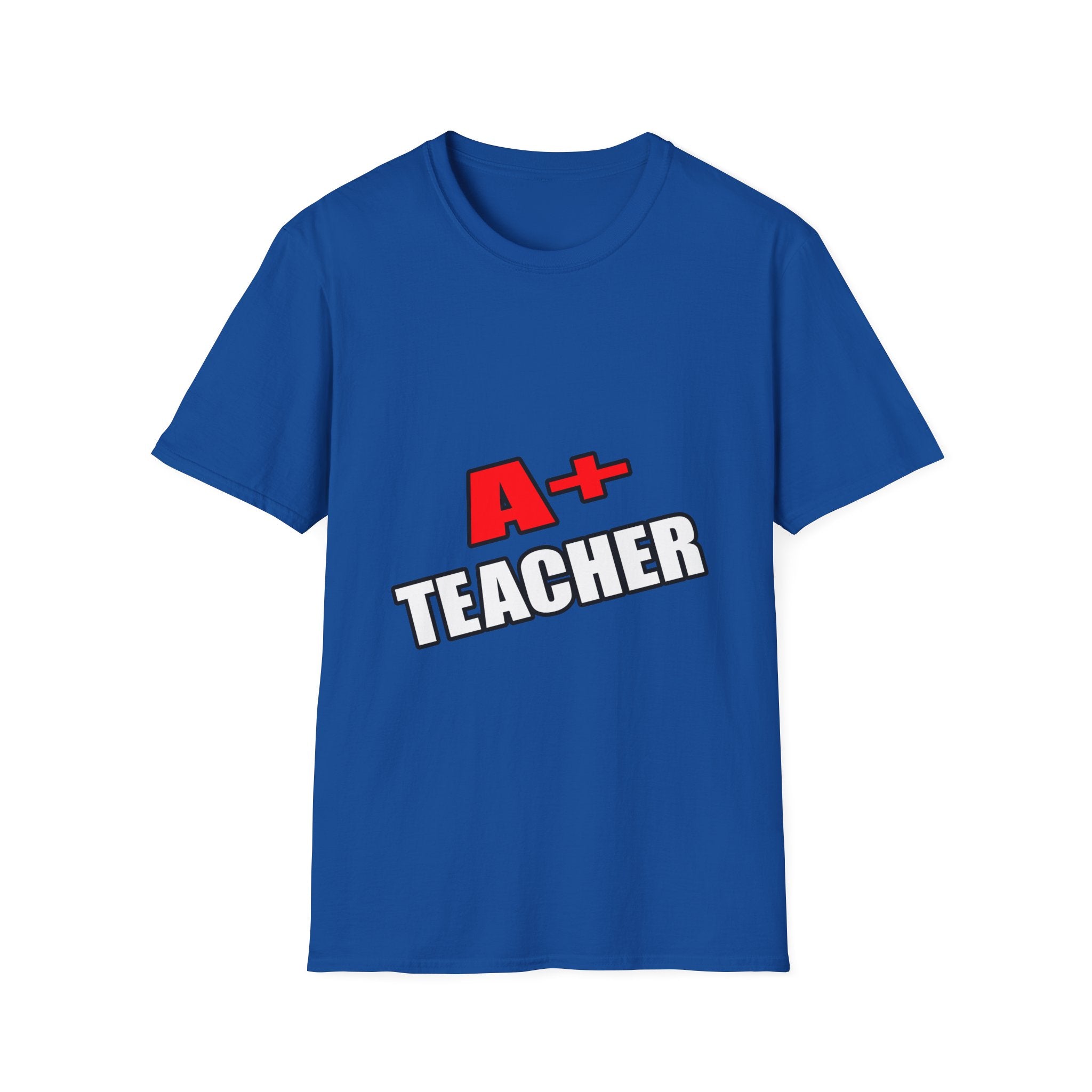 a plus teacher - Unisex Softstyle T-Shirt