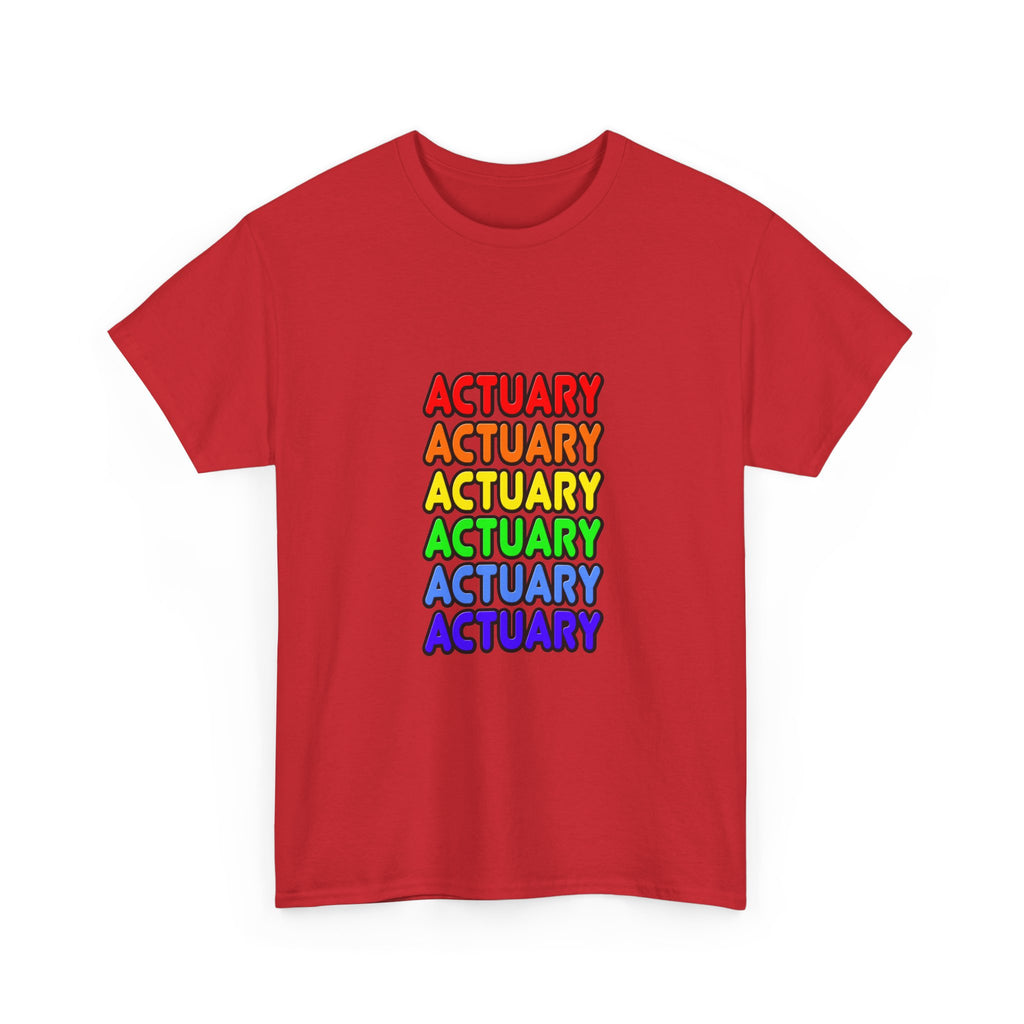 Rainbow Actuary - Unisex Heavy Cotton Tee