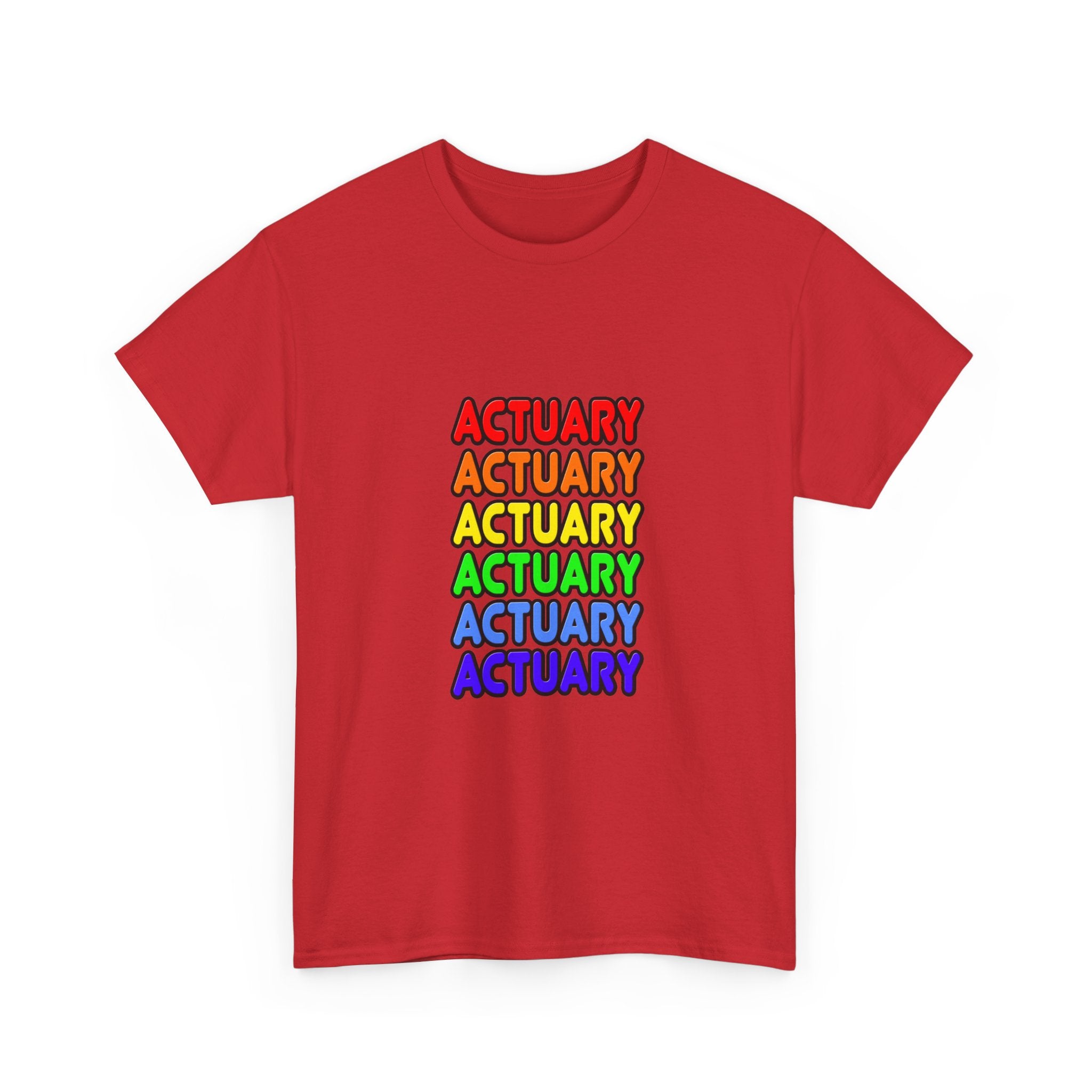 Rainbow Actuary - Unisex Heavy Cotton Tee