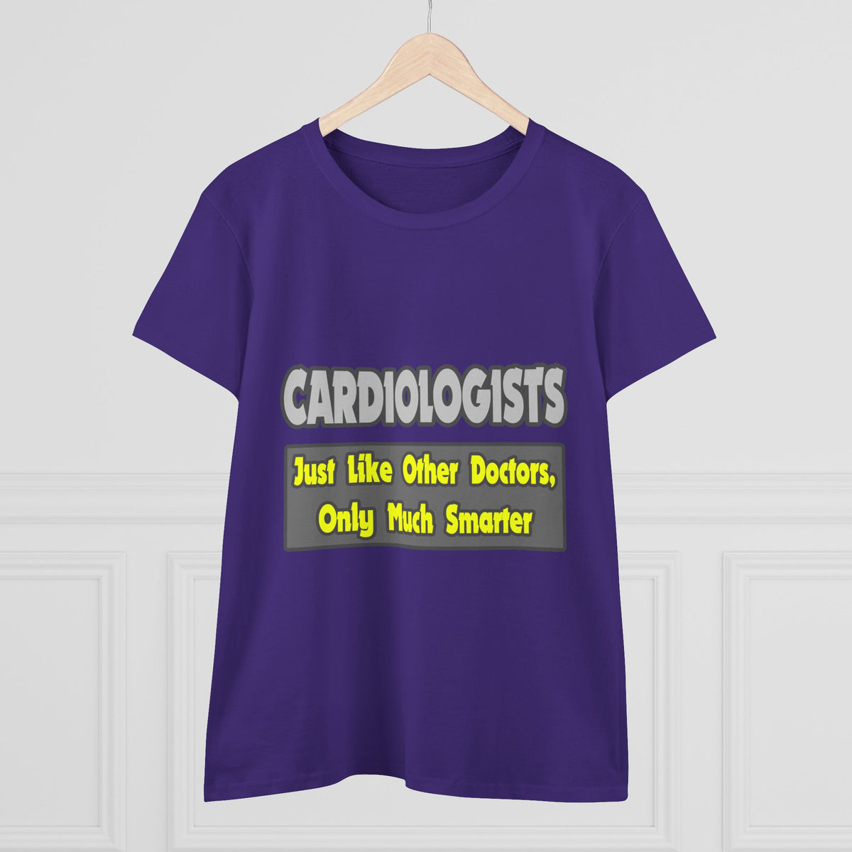 Cardiologists...Smarter - Women's Midweight Cotton Tee