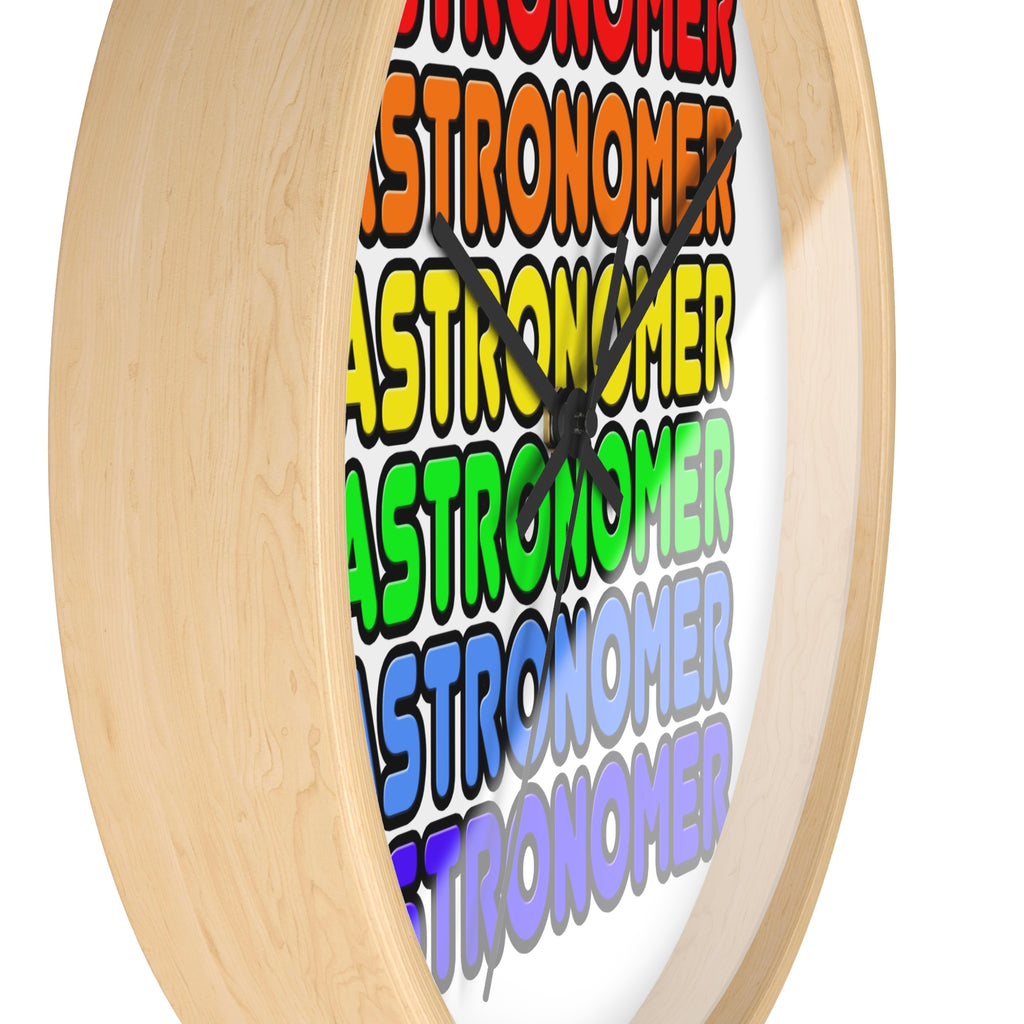 Rainbow Astronomer - Wall Clock