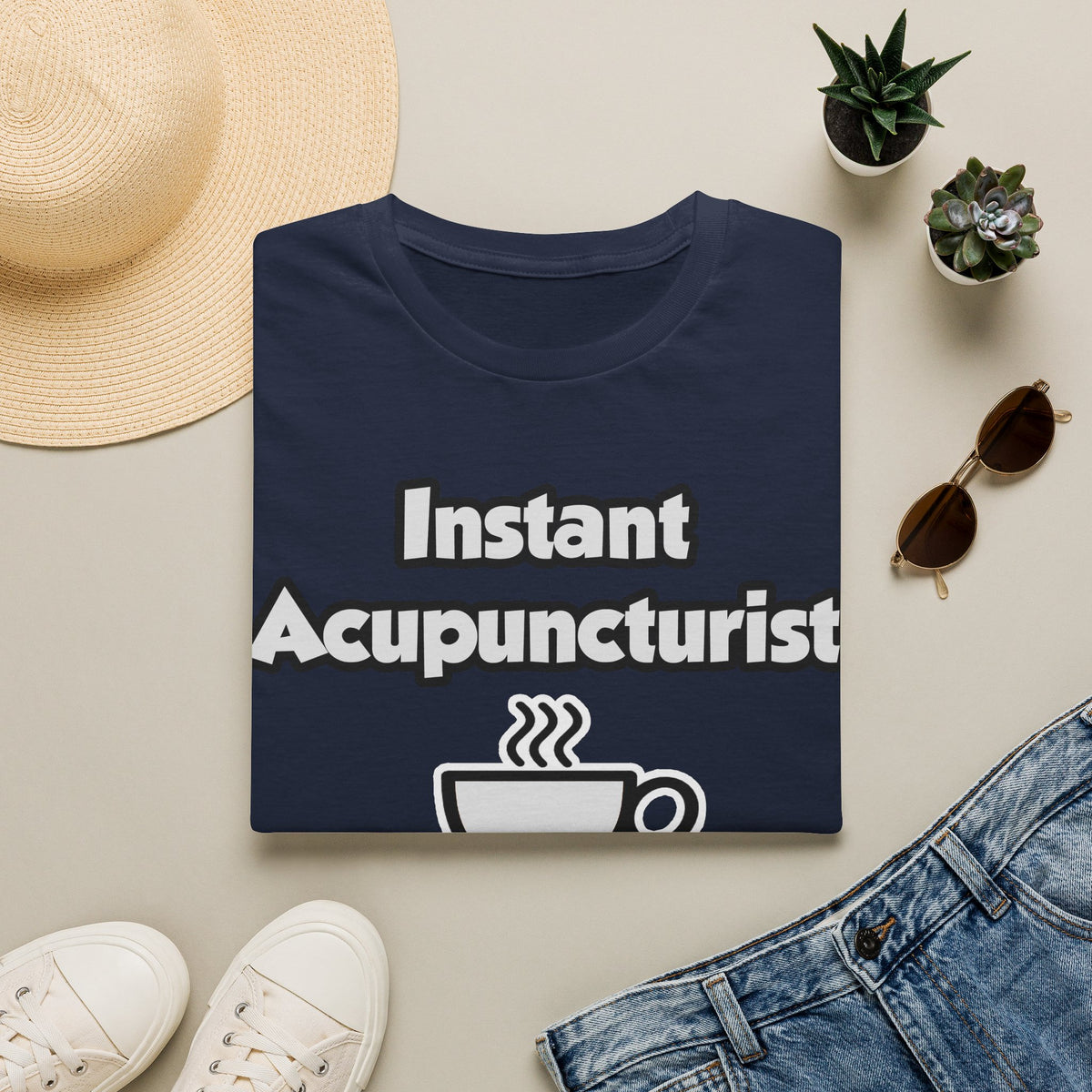 Instant Acupuncturist .. Just Add Coffee - Unisex Softstyle T-Shirt