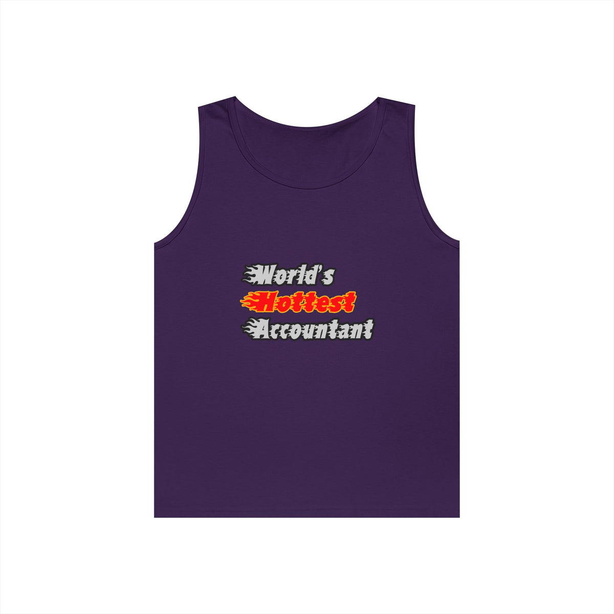 World's Hottest Accountant - Unisex Heavy Cotton Tank Top
