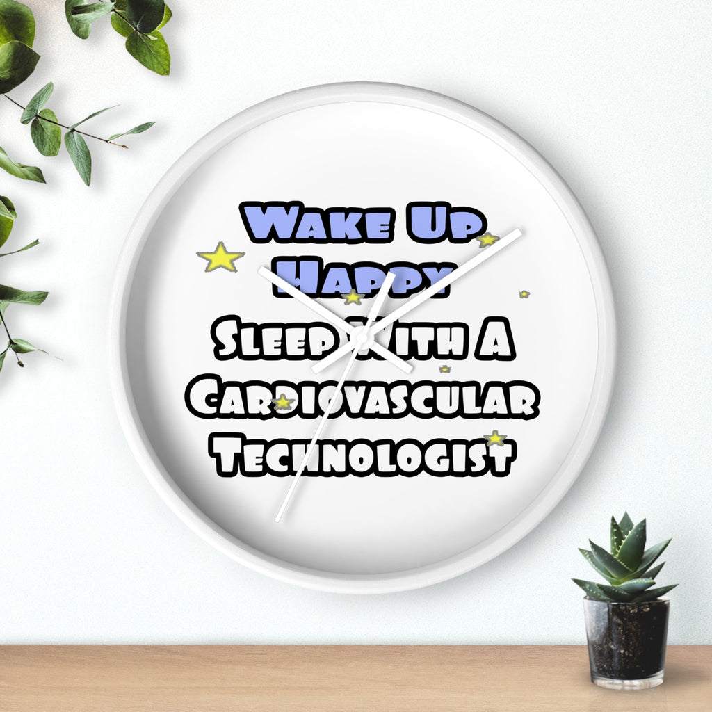Wake Up Happy .. Sleep With Cardiovascular Tech - Wall Clock