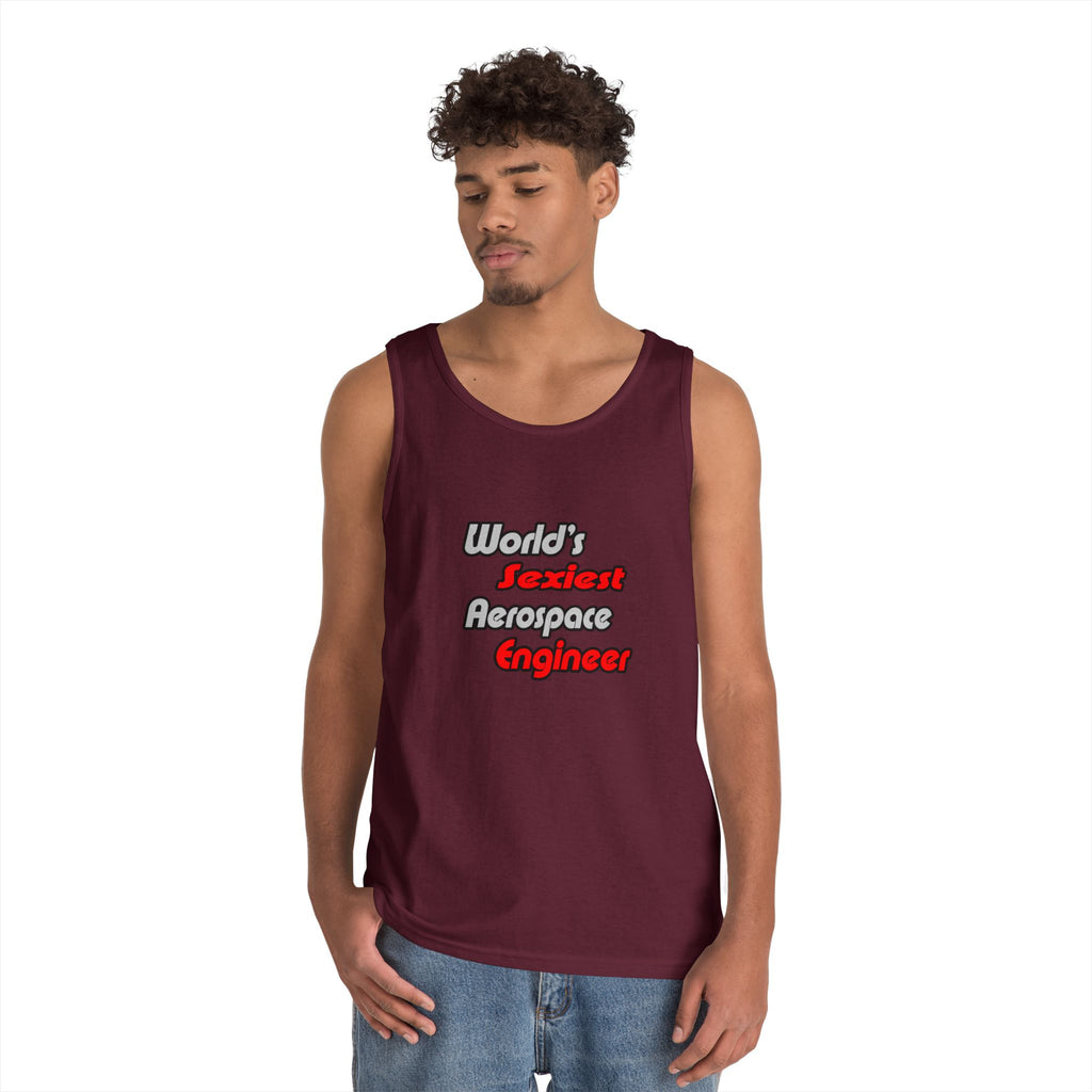 World's Sexiest Aerospace Engineer - Unisex Heavy Cotton Tank Top