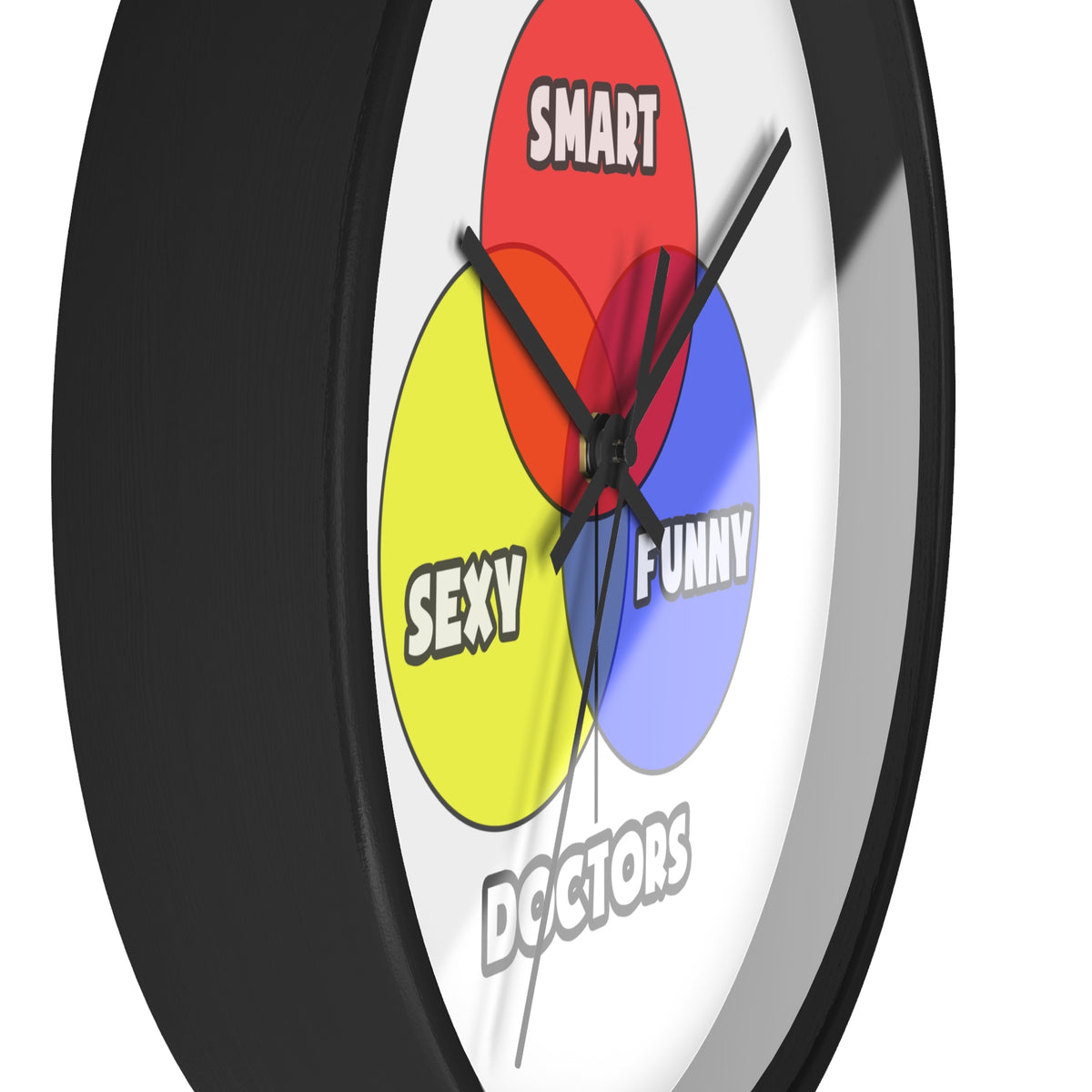 Venn Diagram .. Doctors - Wall Clock