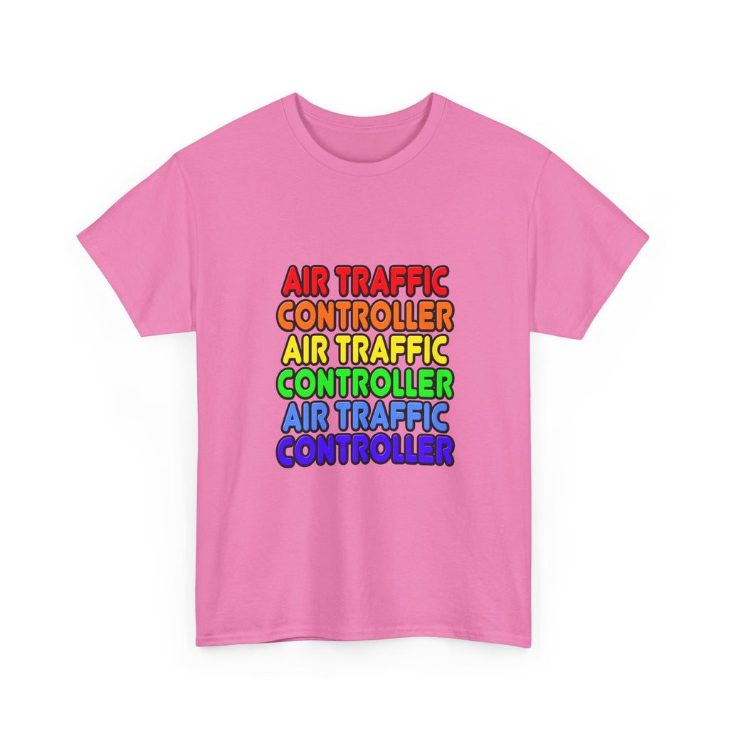 Rainbow Air Traffic Controller - Unisex Heavy Cotton Tee