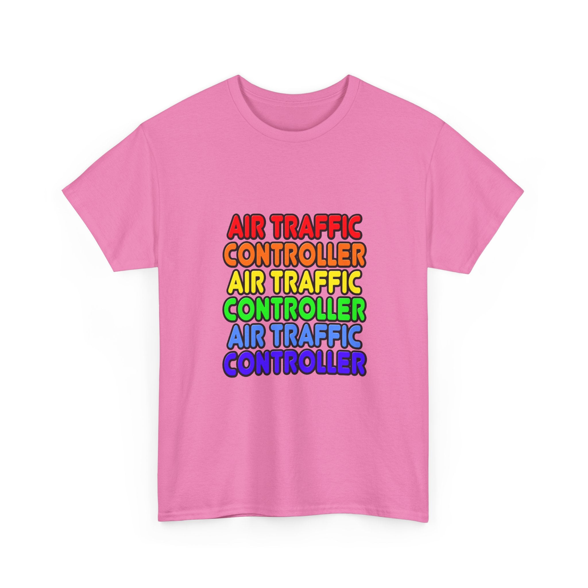 Rainbow Air Traffic Controller - Unisex Heavy Cotton Tee
