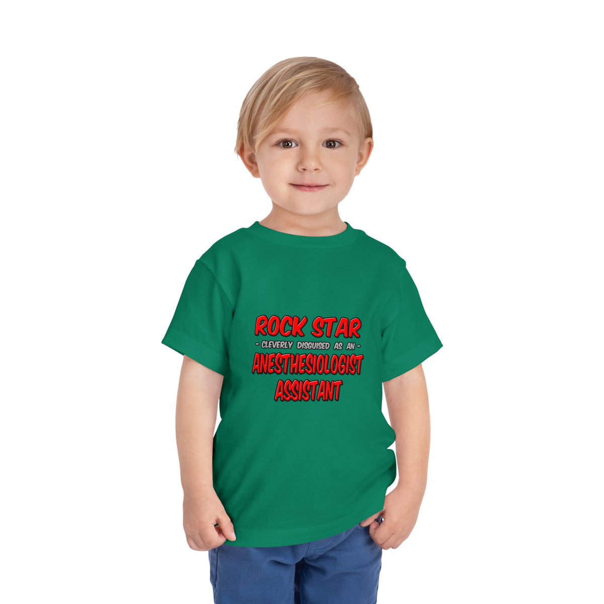 Rock Star .. Anesthesiologist Assistant - Toddler Short Sleeve Tee