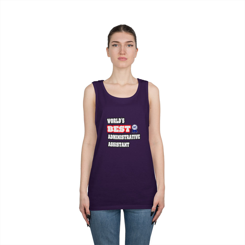 World's Best Administrative Assistant - Unisex Heavy Cotton Tank Top
