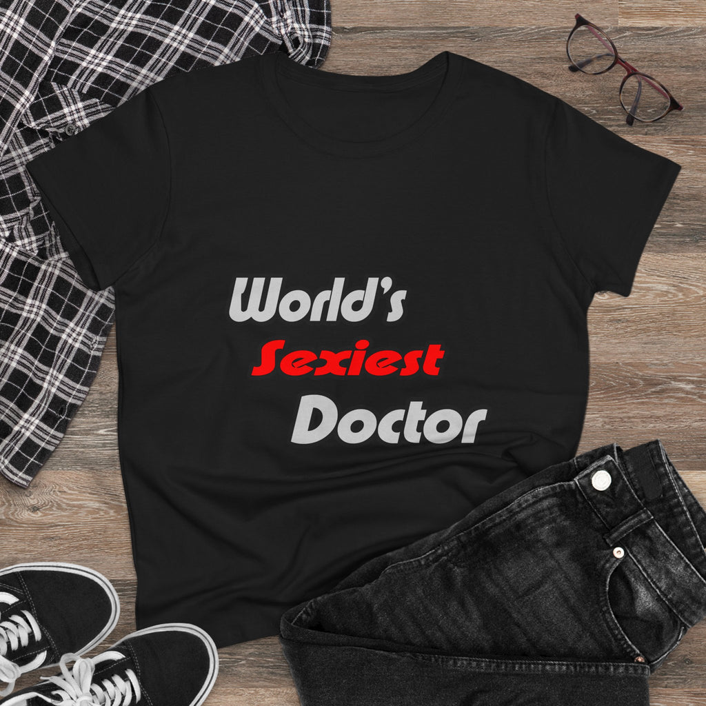World's Sexiest Doctor - Women's Midweight Cotton Tee