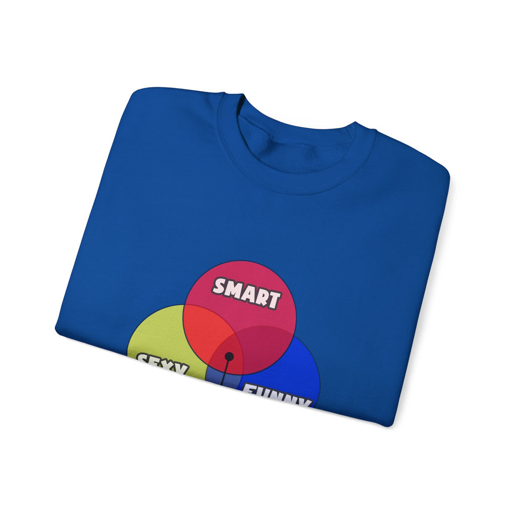Venn Diagram .. Administrative Assistants - Unisex Heavy Blend™ Crewneck Sweatshirt