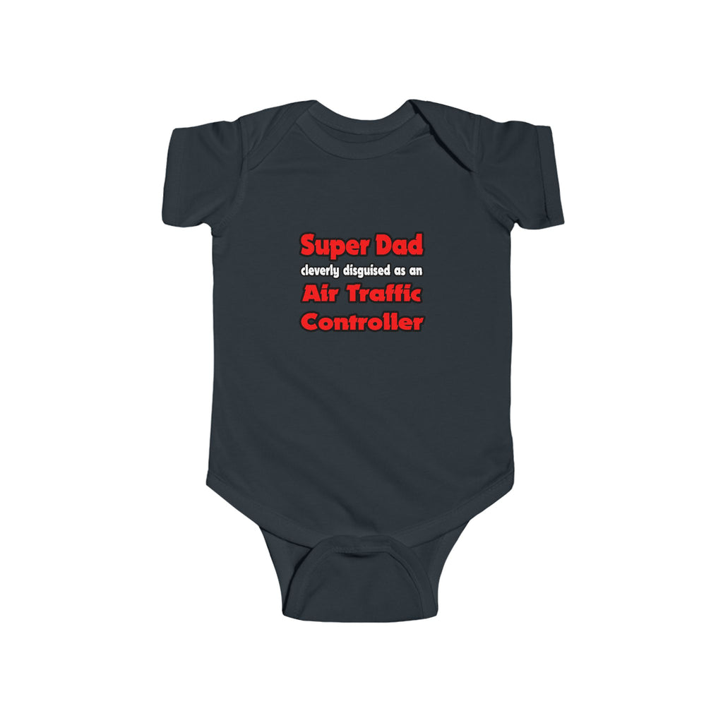 Super Dad ... Air Traffic Controller - Infant Fine Jersey Bodysuit
