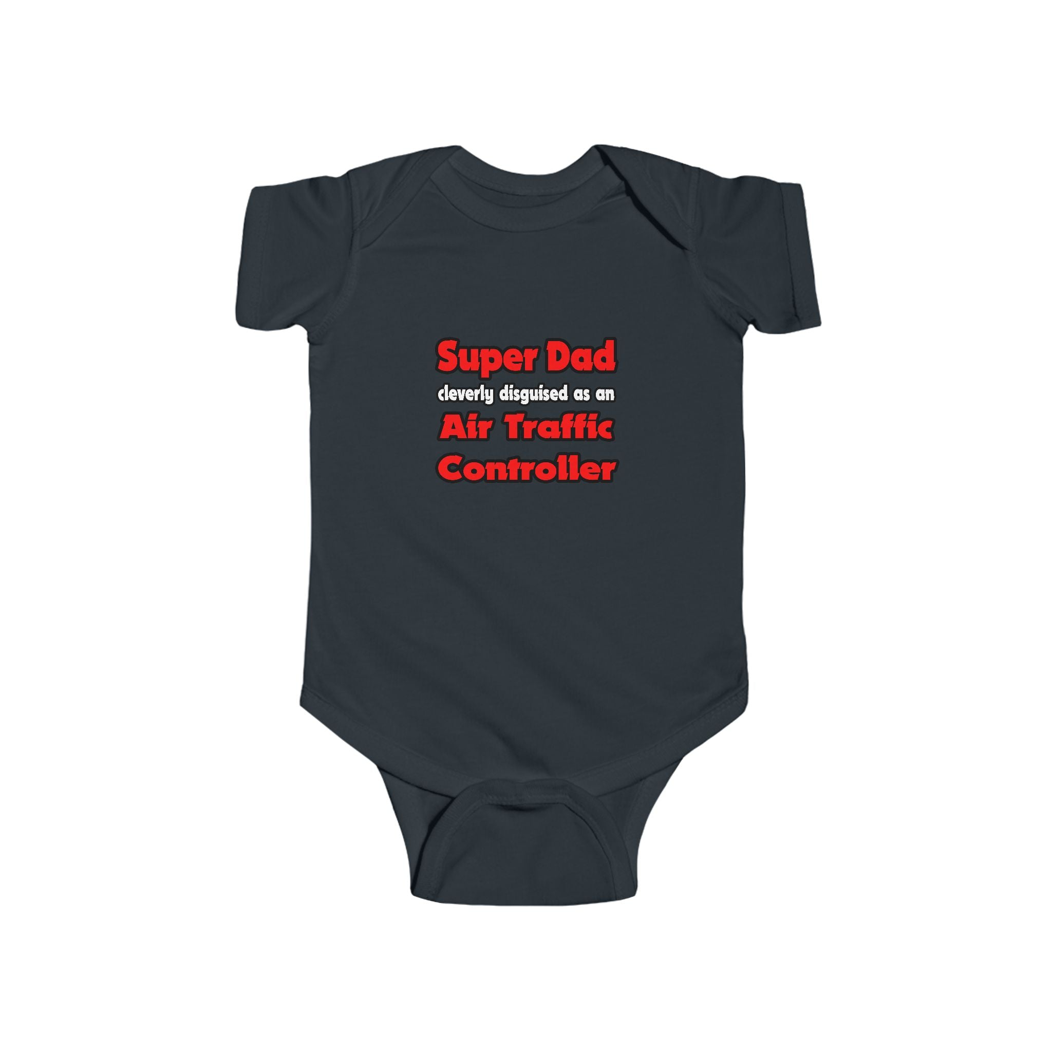 Super Dad ... Air Traffic Controller - Infant Fine Jersey Bodysuit