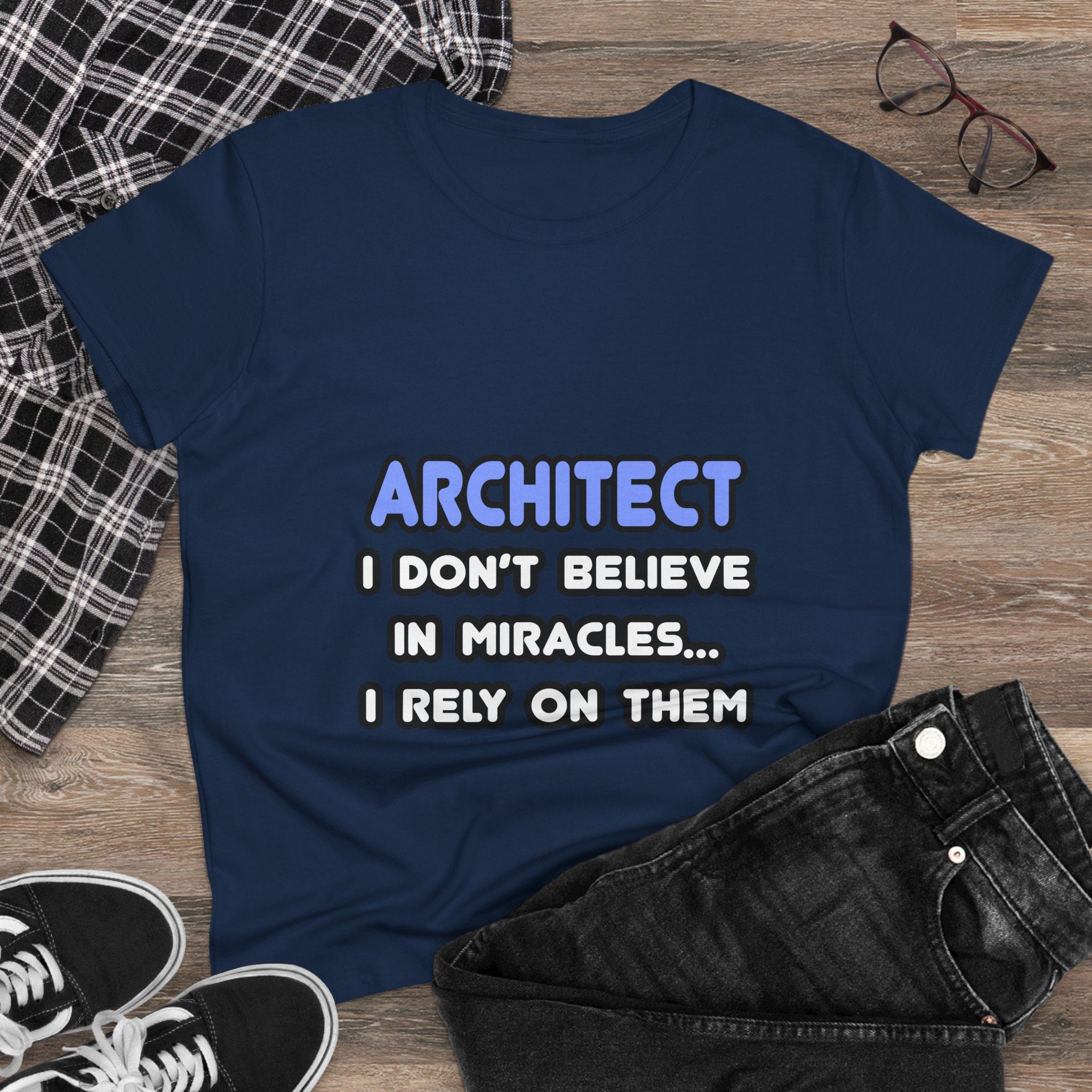 Miracles and Architects - Women's Midweight Cotton Tee