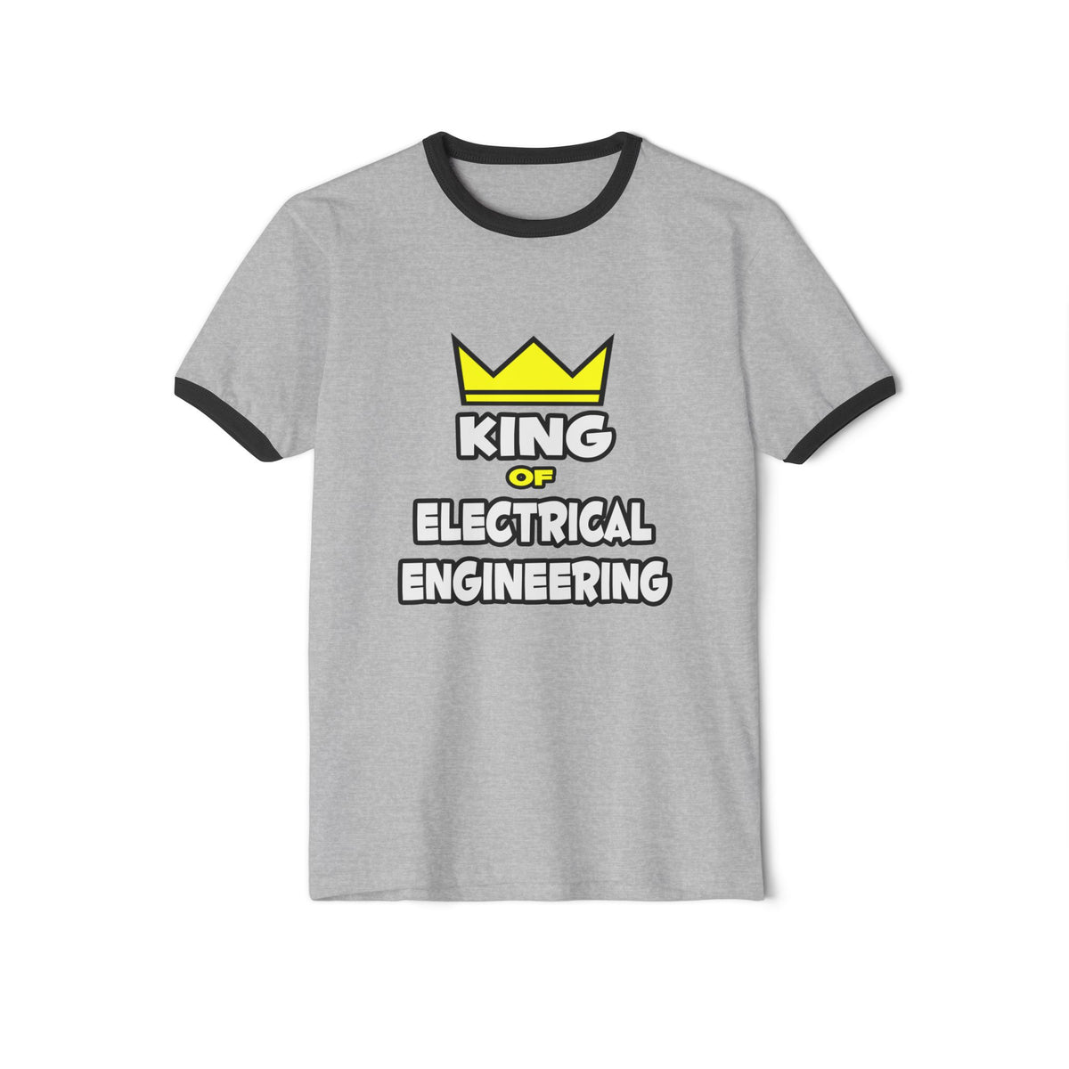 King of Electrical Engineering - Unisex Cotton Ringer T-Shirt