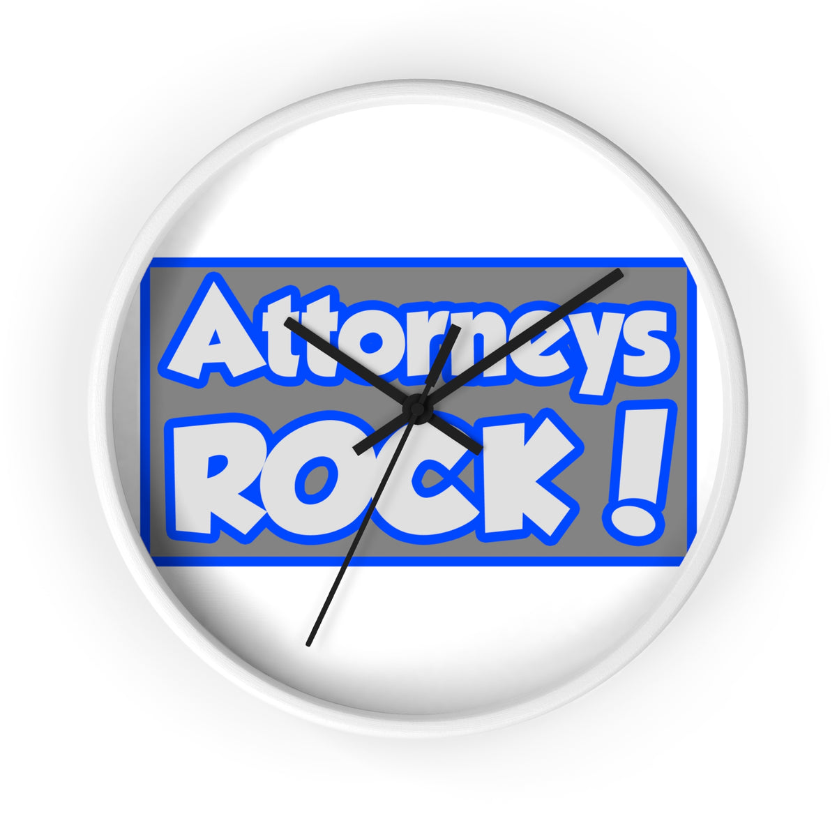 Attorneys Rock! - Wall Clock